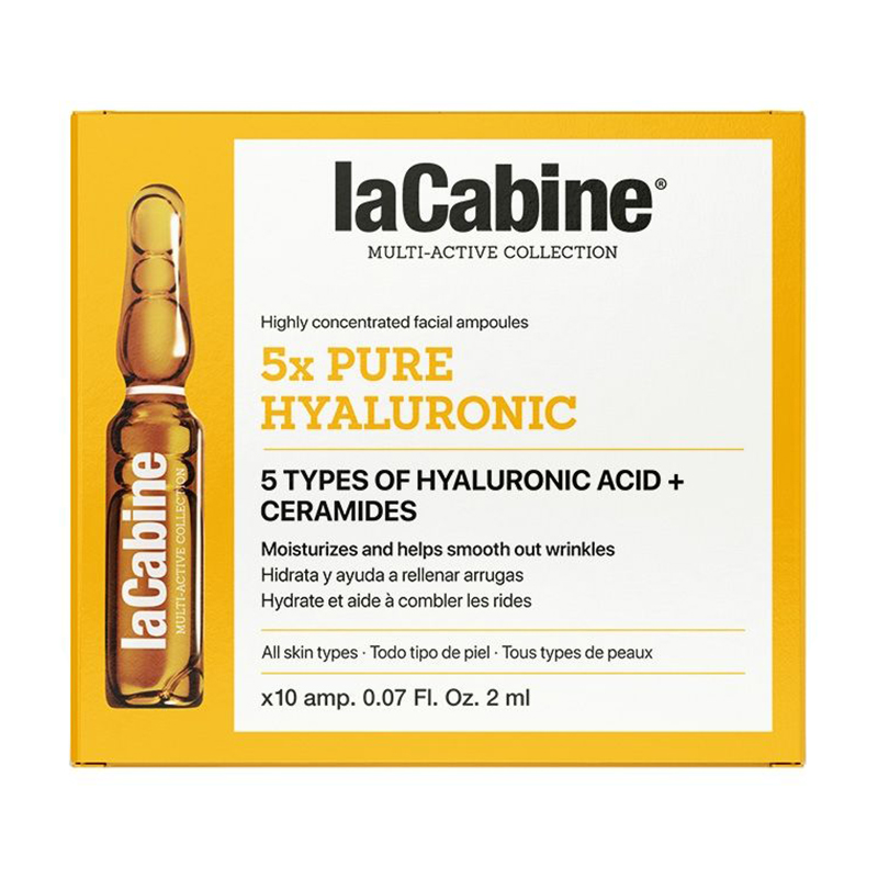 Гіалуронова ампула для обличчя La Cabine 5x Pure Hyaluronic Ampoules, 10*2 мл